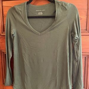 Green sweater, size XS